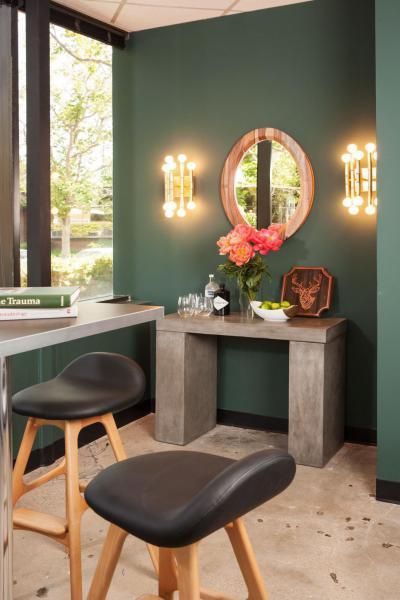 Modern konzolasztal - nappali ötlet, modern stílusban