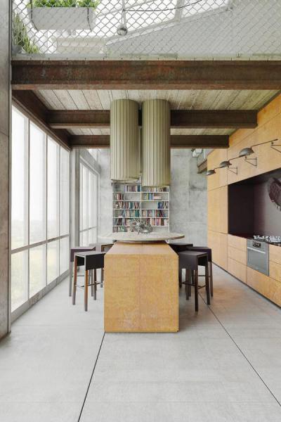 Rozsdás, de hangulatos - konyha / étkező ötlet, modern stílusban