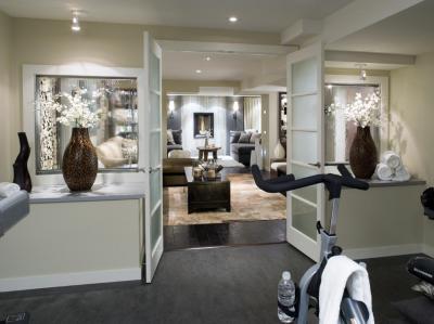 Fitness szoba - belső továbbiak ötlet, modern stílusban