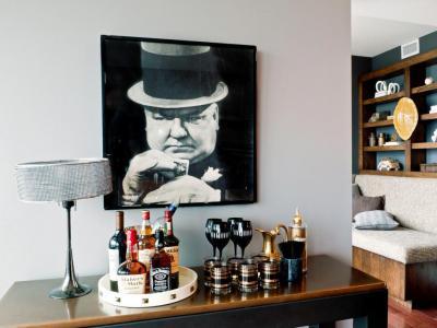 Otthoni bárpult - belső továbbiak ötlet, modern stílusban