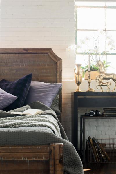 Eklektikus hálószoba - háló ötlet