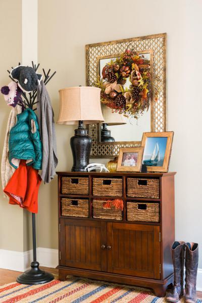 Őszre hangolt előszoba - előszoba ötlet