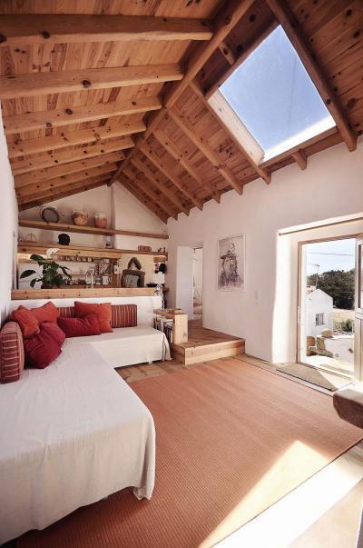 Hangulatos nappali - nappali ötlet, rusztikus stílusban