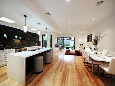 Világítás a házban - konyha / étkező ötlet, modern stílusban