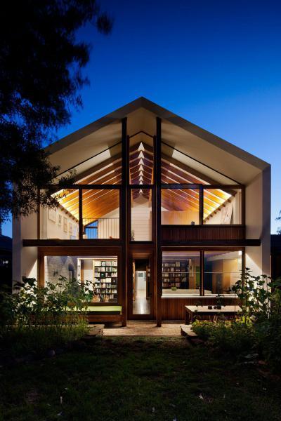 Modern lakóház - homlokzat ötlet, modern stílusban