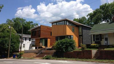 Modern lakóház - homlokzat ötlet, modern stílusban