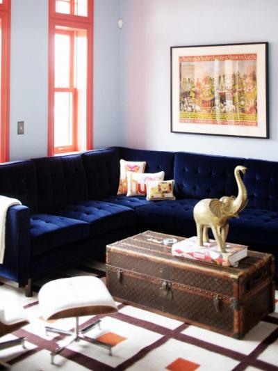 Nappali csepp keleties hatással - nappali ötlet