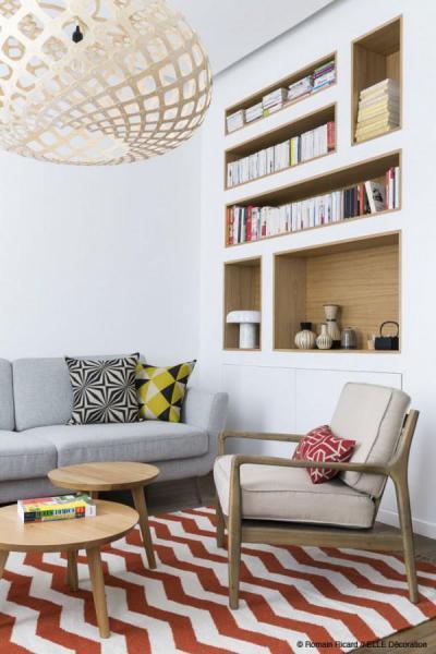 Hangulatos nappali részlet - nappali ötlet, modern stílusban