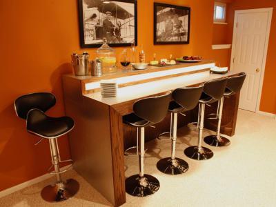 Modern bar otthon - belső továbbiak ötlet, modern stílusban