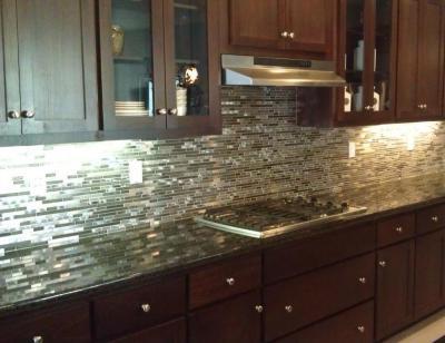 Acél konyhaburkolat - konyha / étkező ötlet, modern stílusban