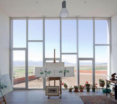 Óriási ablakok1 - nappali ötlet, modern stílusban