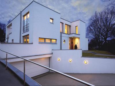 Luminis világítás4 - homlokzat ötlet, modern stílusban