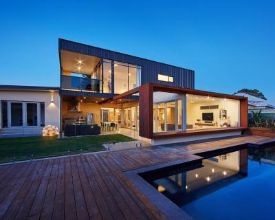 Terasz medencével1 - erkély / terasz ötlet, modern stílusban