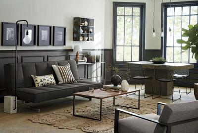 Szürke több árnyalata2 - nappali ötlet, modern stílusban