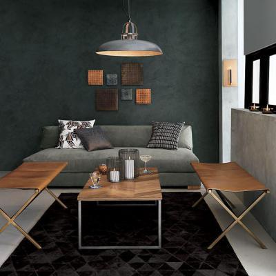 Ipari és modern részletek - nappali ötlet, modern stílusban