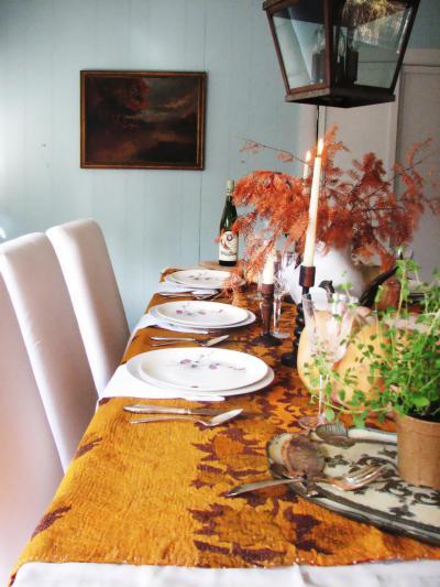 Tálalás őszi hangulatban - konyha / étkező ötlet, rusztikus stílusban