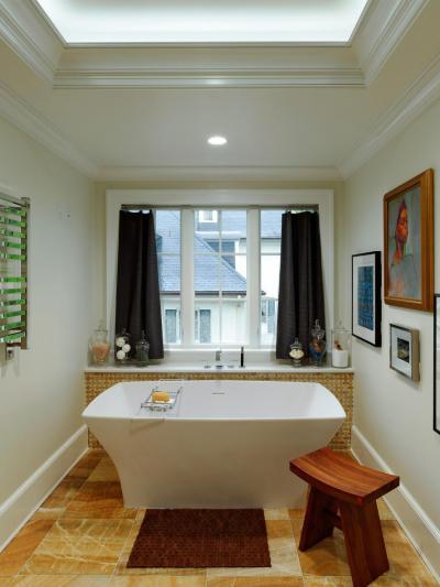 Kád kilátással - fürdő / WC ötlet