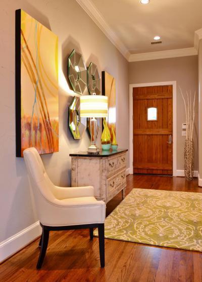 Előszoba kortárs képekkel - előszoba ötlet