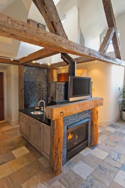 Rusztikus és modern keveredése - konyha / étkező ötlet, rusztikus stílusban