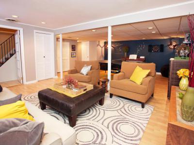 Alagsori nappali - nappali ötlet, modern stílusban