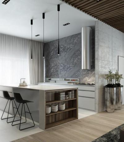 Modern és elegáns - konyha / étkező ötlet, modern stílusban