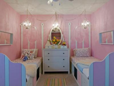 Hercegnő lányszoba - gyerekszoba ötlet, modern stílusban