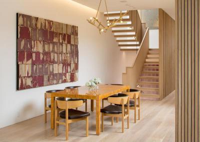 Meleg színárnyalatok - konyha / étkező ötlet, modern stílusban