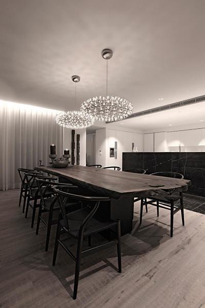 Elegáns és rusztikus elemek - konyha / étkező ötlet, modern stílusban