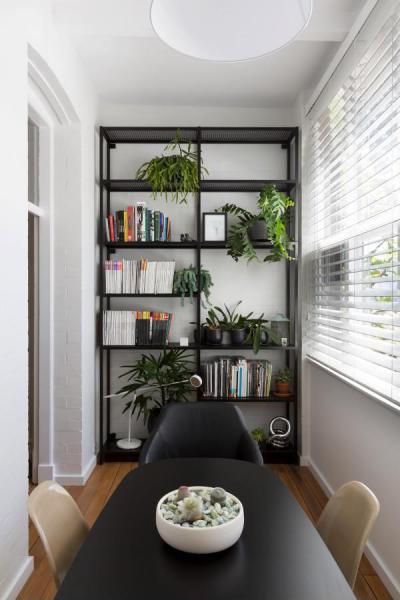 Étkező a teraszon - belső továbbiak ötlet, modern stílusban