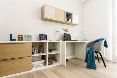 Kamasz szoba - dolgozószoba ötlet, modern stílusban