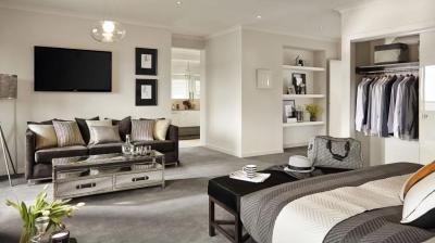 Gardrób a hálóban - háló ötlet, modern stílusban