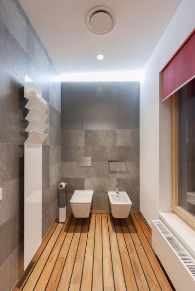 Hangulatos mellékhelyiség - fürdő / WC ötlet, modern stílusban
