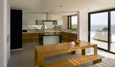 Natúr konyhabútor - konyha / étkező ötlet, modern stílusban