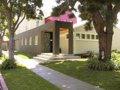 dekoratív bejárat - bejárat ötlet, modern stílusban