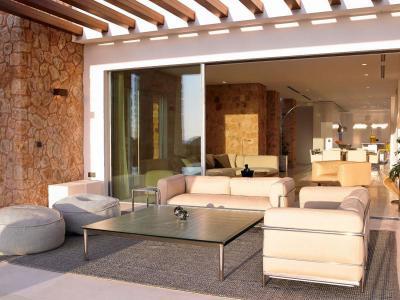 Nappali a teraszon - erkély / terasz ötlet, modern stílusban