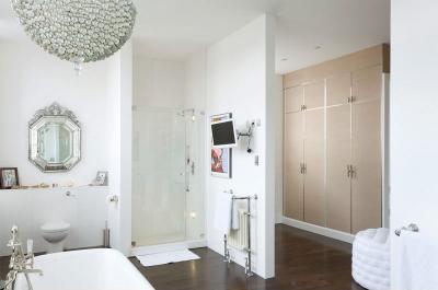 Elegáns fürdőszoba - fürdő / WC ötlet, klasszikus stílusban