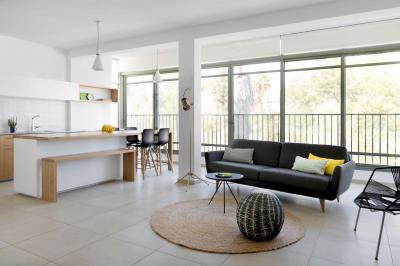 Tágas tér - nappali ötlet, modern stílusban