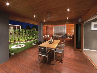 0 - kert / udvar ötlet, modern stílusban