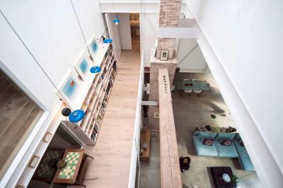 Lakásbelső felülnézetből - belső továbbiak ötlet, modern stílusban