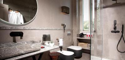 Elegáns és modern - fürdő / WC ötlet, modern stílusban