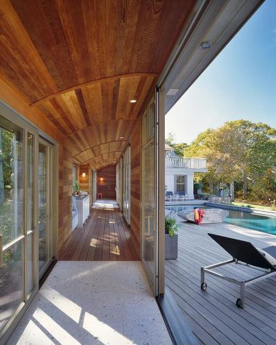 Kijárat a teraszra - belső továbbiak ötlet, modern stílusban