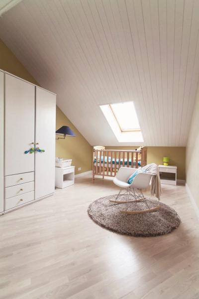 Tetőtéri gyerekszoba - gyerekszoba ötlet, modern stílusban
