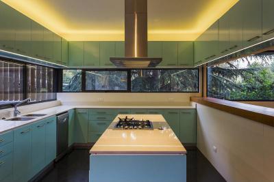 U alakú konyha - konyha / étkező ötlet, modern stílusban