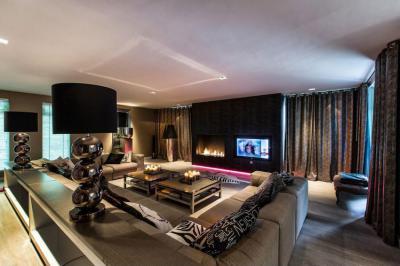 Elegáns nappali - nappali ötlet, modern stílusban