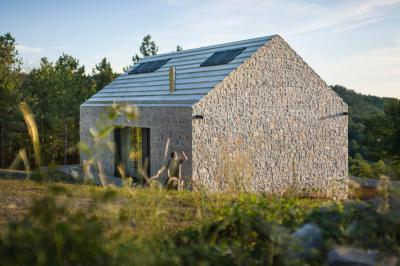 Hagyományos kőház - homlokzat ötlet