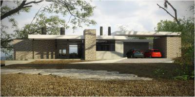 Modern lakóház - homlokzat ötlet, modern stílusban