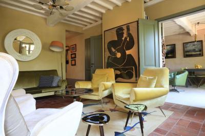 Retró bútorok - nappali ötlet