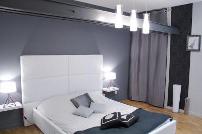 Kék hálószoba - háló ötlet, modern stílusban