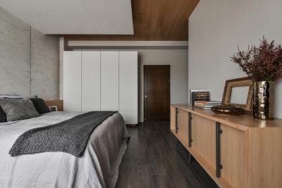 Letisztult belső tér - háló ötlet, modern stílusban