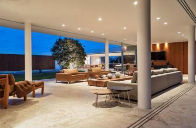 Nyitott nappali - nappali ötlet, modern stílusban